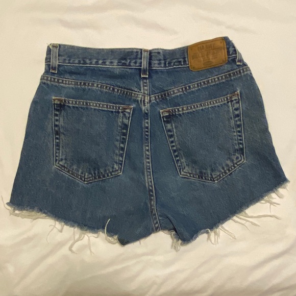 Vintage High-Waisted Jean Shorts - Picture 3 of 5